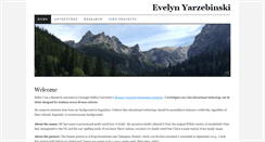 Desktop Screenshot of evelynyarzebinski.com